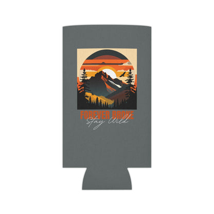 Stay Wild Koozie- Grey