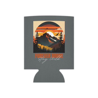 Stay Wild Koozie- Grey