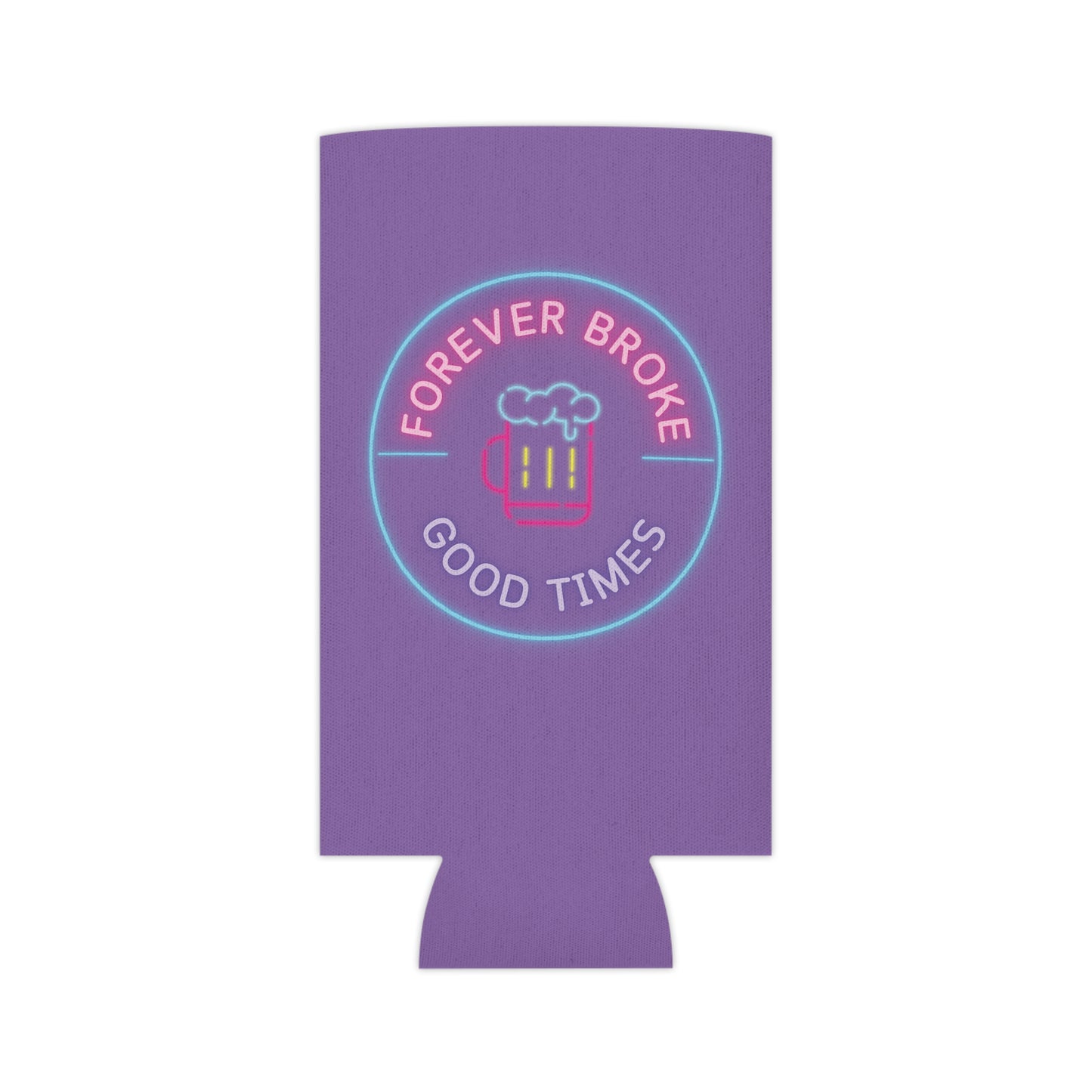 Purple Neon Koozie