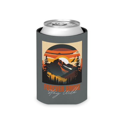 Stay Wild Koozie- Grey