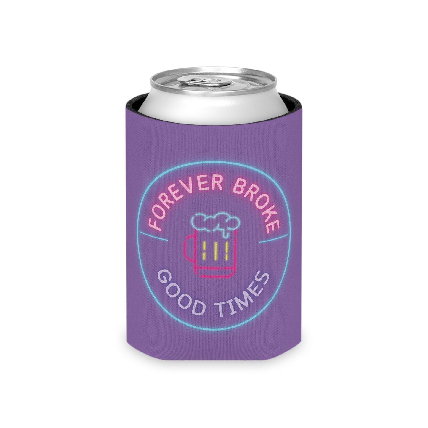 Purple Neon Koozie